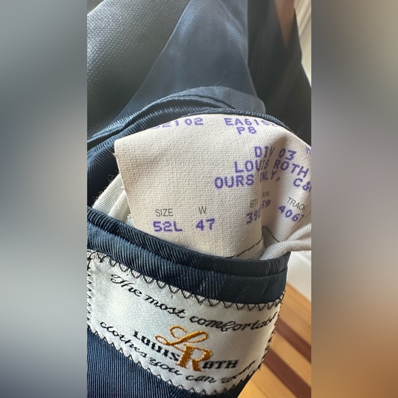 Louis Roth suit jacket 52L - Picture 2 of 5